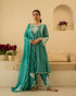Rama Green – Dori Embroidered A-Line Suit Set